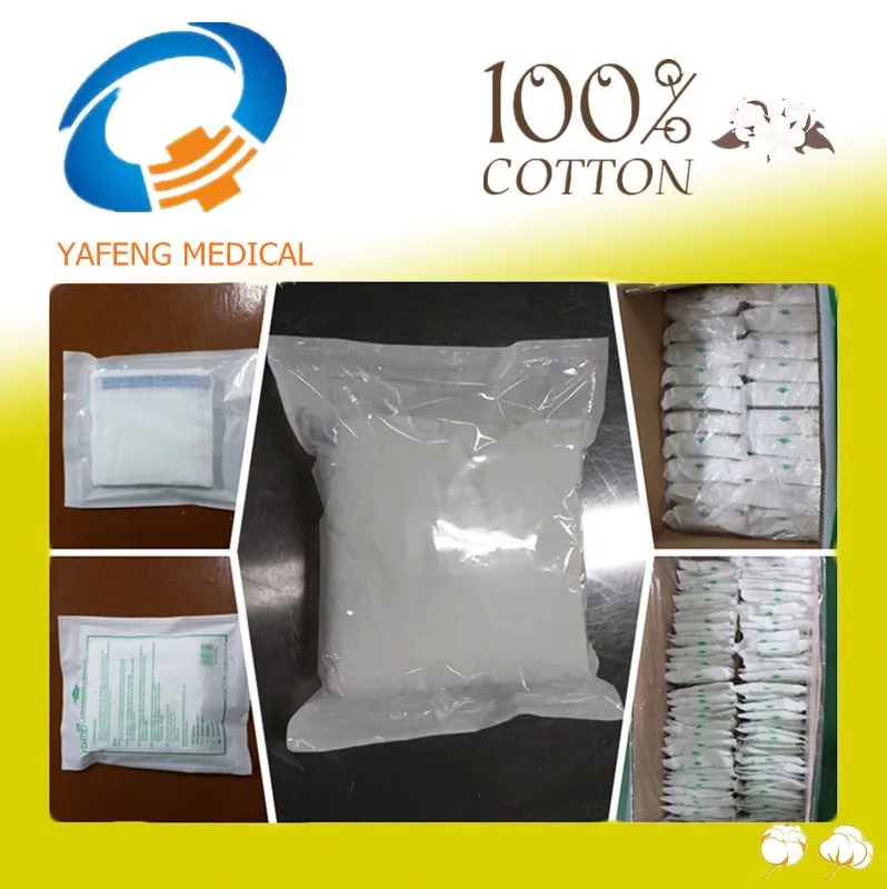 Абсорбирующие Марлевые Губки с синей петлей и рентгеновской лентой, хирургическое полотенце