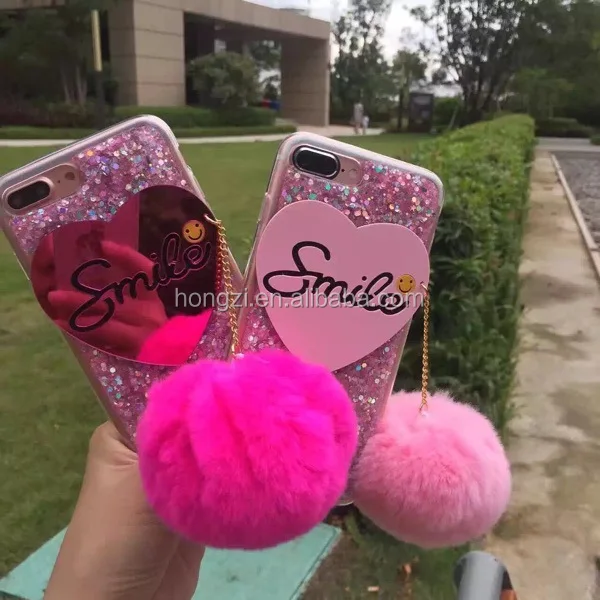 Fashion Love for Iphone6s South Korea mobile phone shell glitter sleeve explosion-proof Rubber Tpu phone covers case