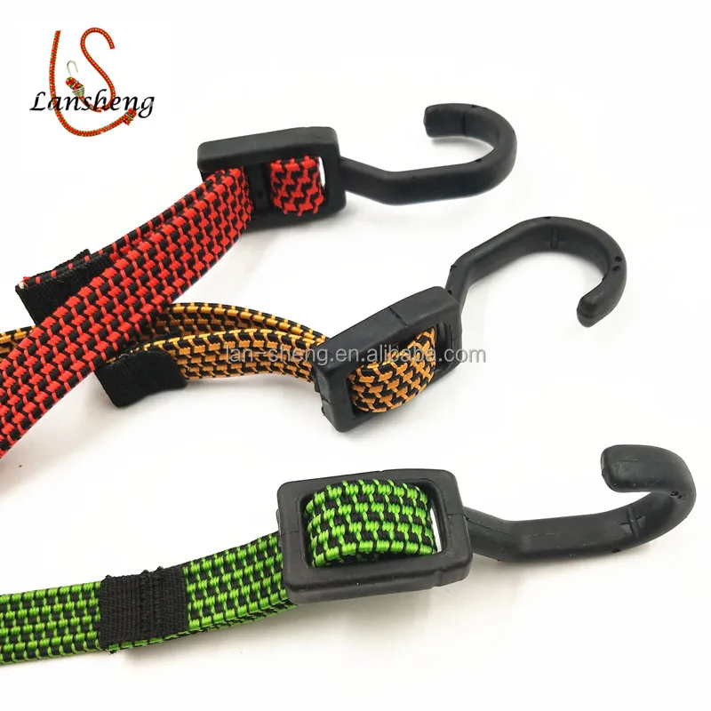 Лидер продаж, 18 мм Резиновый растягивающийся цветной Плоский эластичный шнур для велосипеда