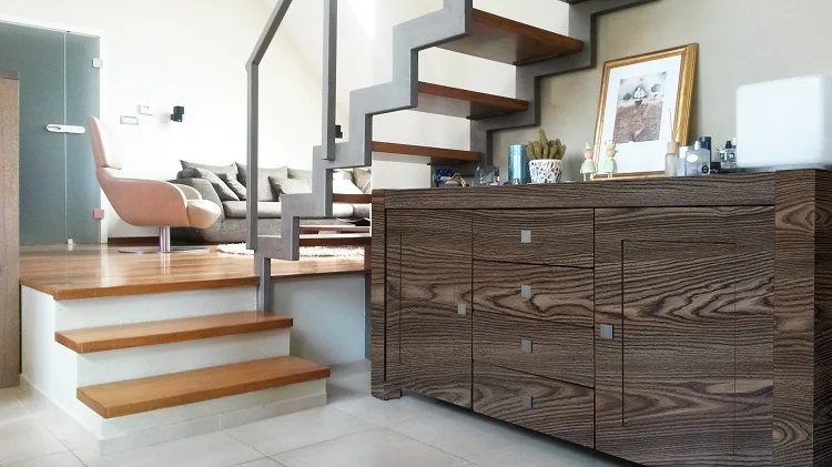 3D wood grain film for decorative laminated paper