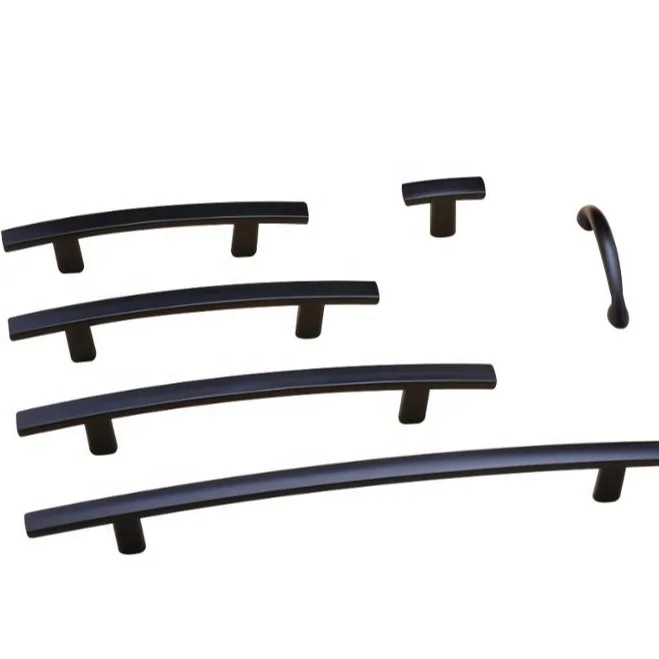 SFH-304  Modern design  black powder finish furniture handle