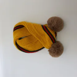Customize cheap price Children winter scarf with different colors