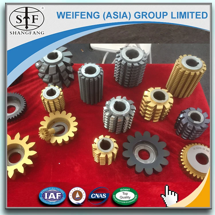 2016 High quality gear hob ,milling cutter specification hobber used tools hob