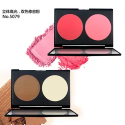 Private label high pigment waterproof 6colors makeup blush palette