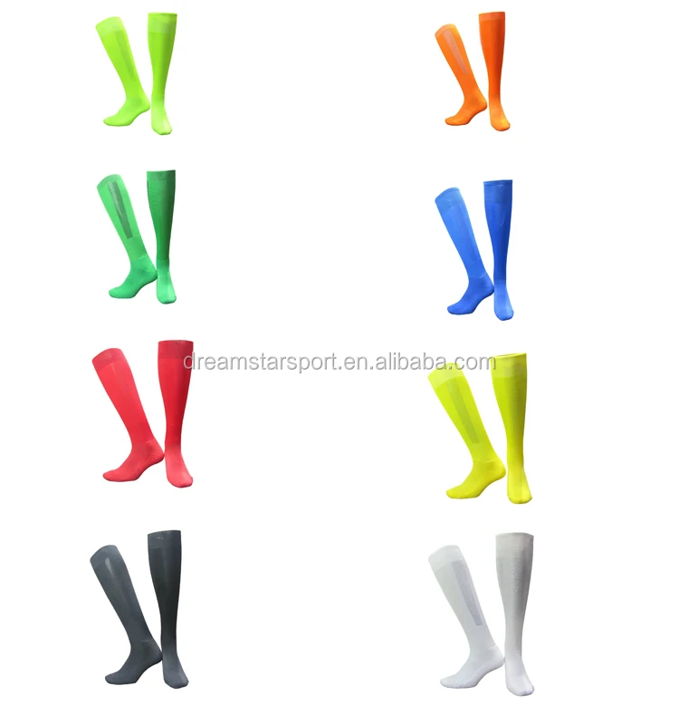 Wholesale Cheap Plain Soccer Socks Custom Breathable Sports Long Football Socks