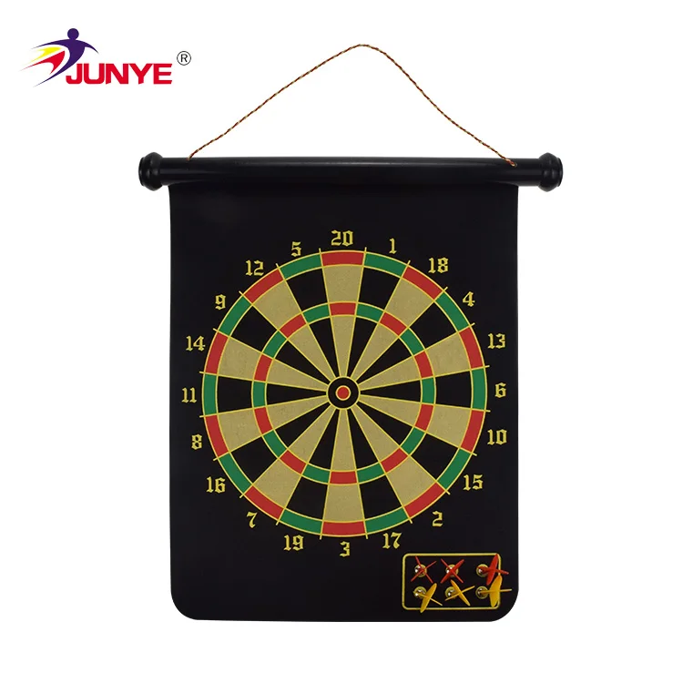 Junye 38*32CM Soft Tip Kids Magnet Dart Board Set with 4 Darts Magnet Dartboard Professional Color Box JYJ004-89 >8 Years 500pcs