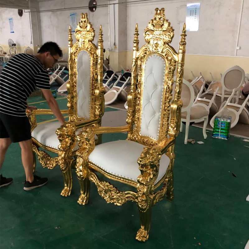 LC92 baroque queen throne king chair