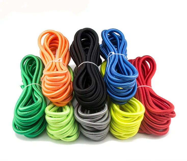 High tensile strength bungee cord /Bungee latex elastic rope/Bungee cord black 8mm