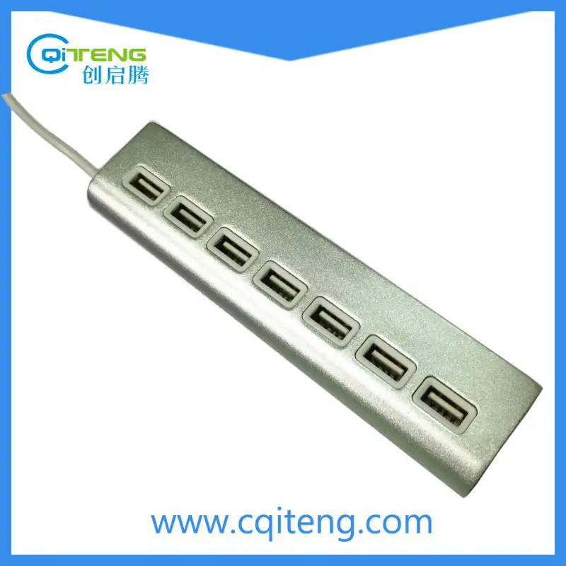 Шэньчжэнь алюминиевого сплава 7 разъём(ов) 2.0 USB Hub 7 Por концентраторы