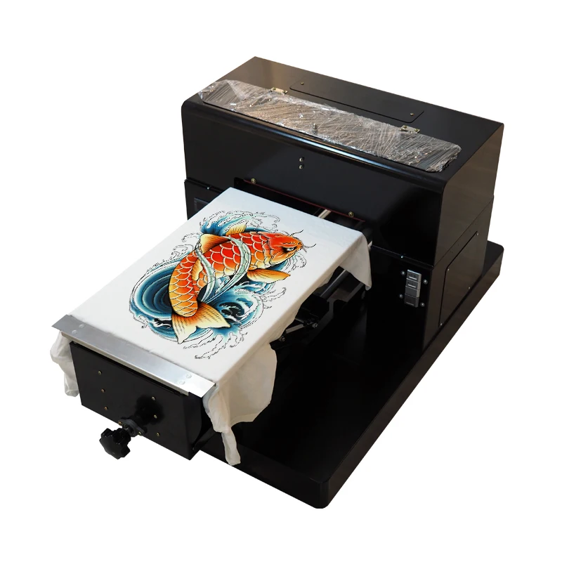 Direct to garment  T-shirt A3 flatbed printer  for garment Printing