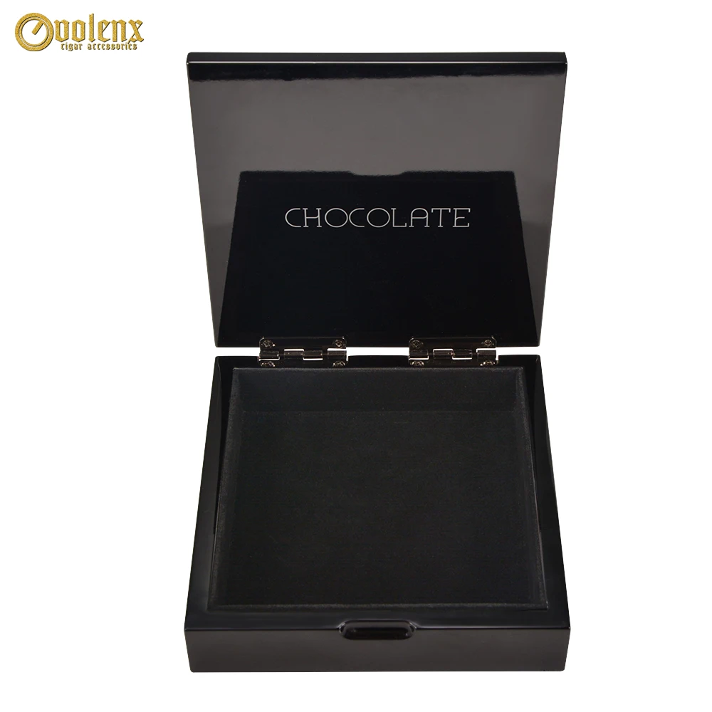 High quality luxury empty wooden chocolate gift box
