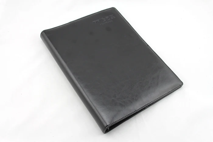 Wholesale 3 metal ring binders leather file folders