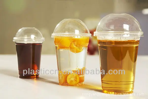 wholesale disposable foam cup plastic pet beer cups 10 oz high transparency cup 285ml