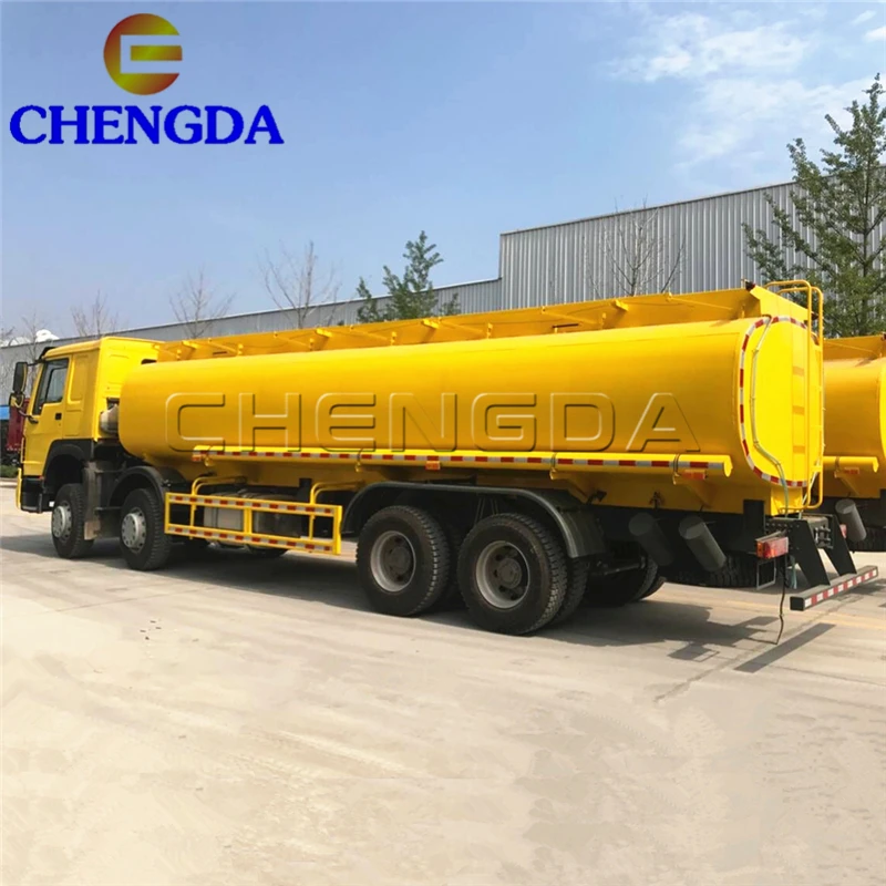 Sino howo 8x4 40000 liters fuel tank truck trailer for sale