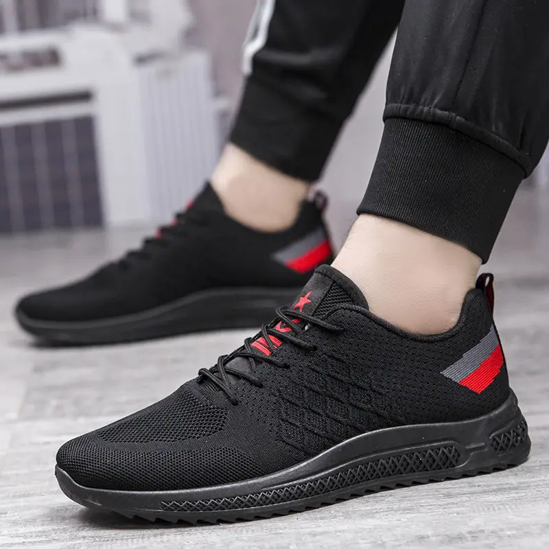 Custom black Safety Fashion Sneakers Men Sport Shoes Running