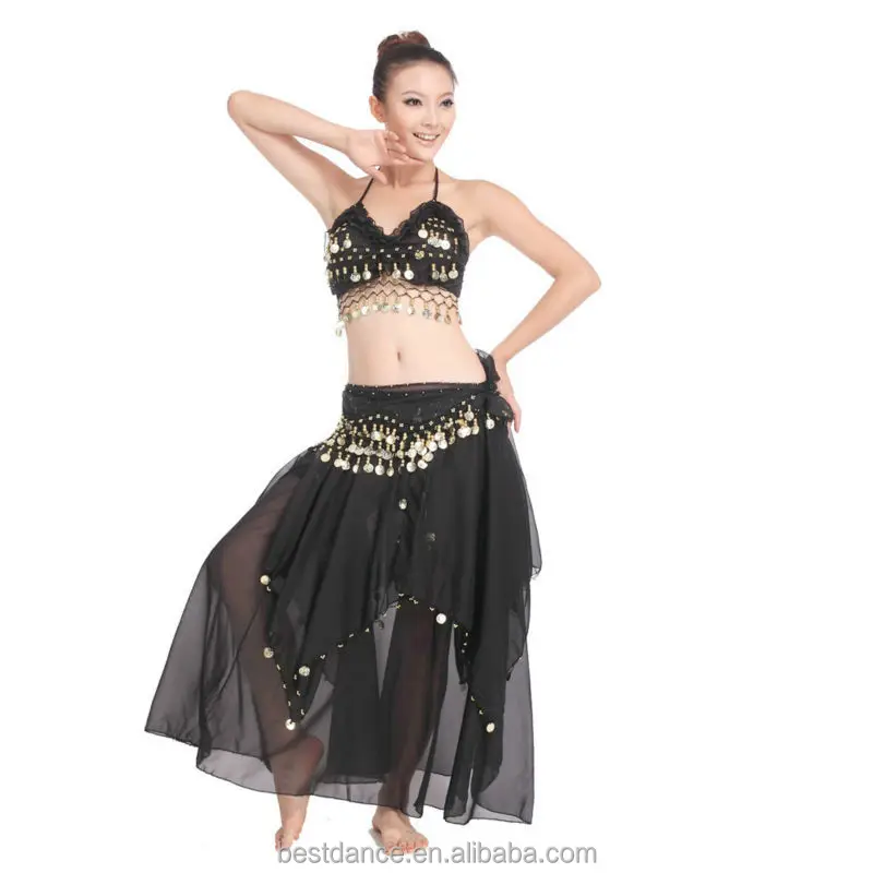BestDance arabic belly dance costume set  bra tops, belt and skirt for women OEM
