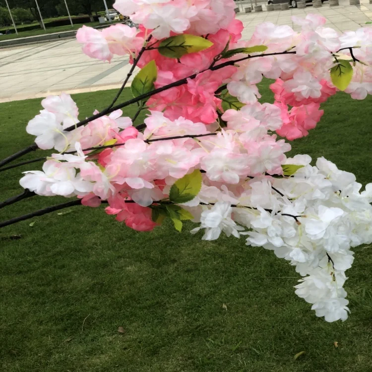 Artificial Cherry Blossom Flower Branch For Wedding Decor