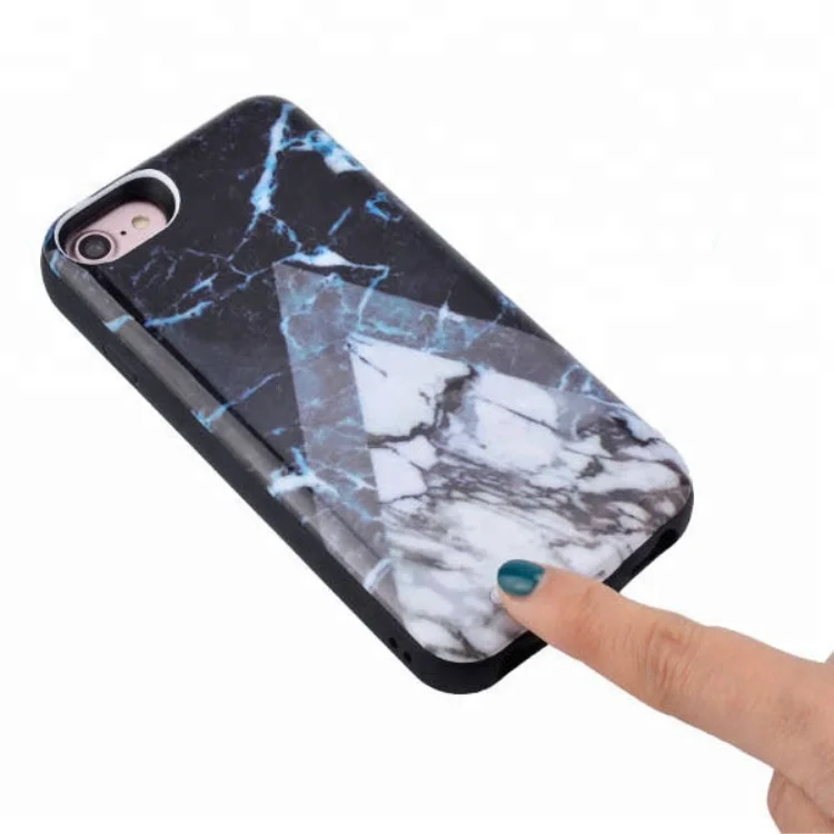 Amazon Seller  Marble mobile battery phone case charger power bank 6000mAh for iphone10 X XS MAX