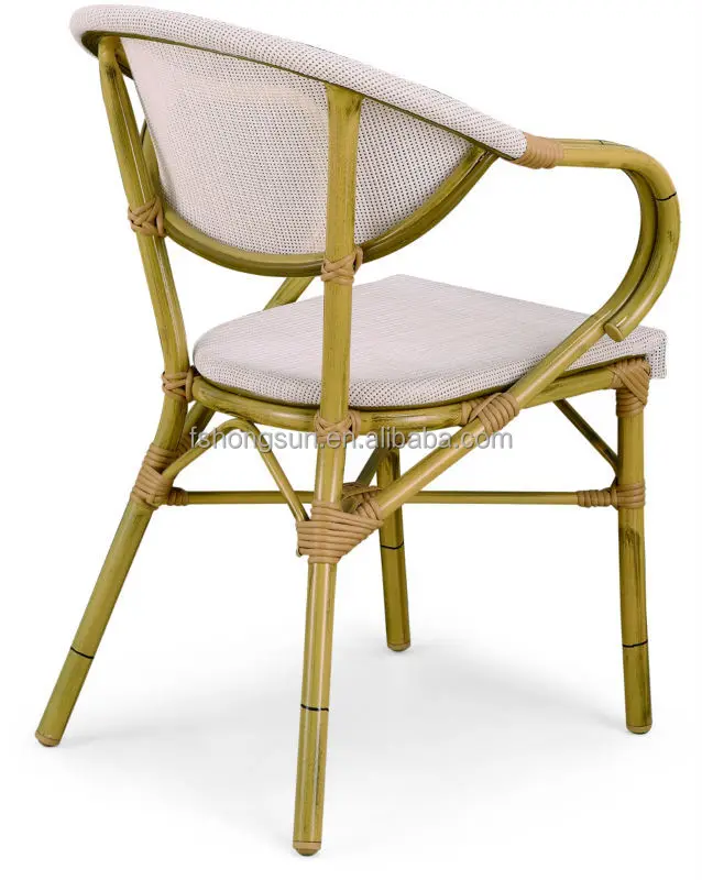 aluminium bamboo chair