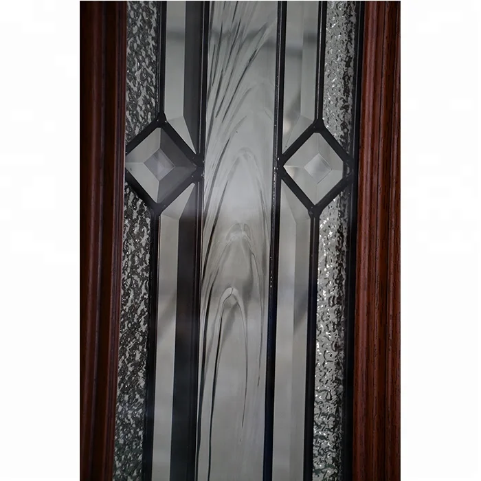 Fangda hot sale big craftsman entrance door with sidelights