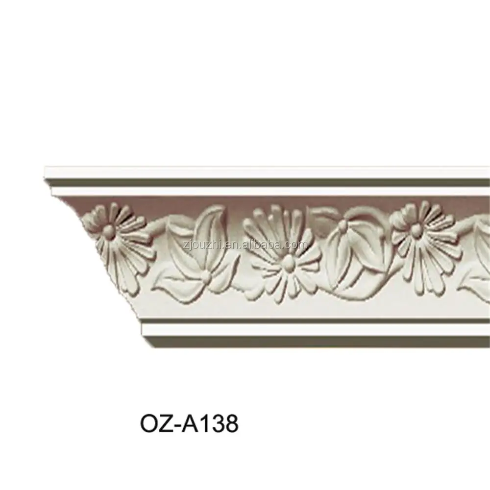 High quality China Supplier shopping on alibaba new pop ceiling designs corner decoration trim molding pu moulding