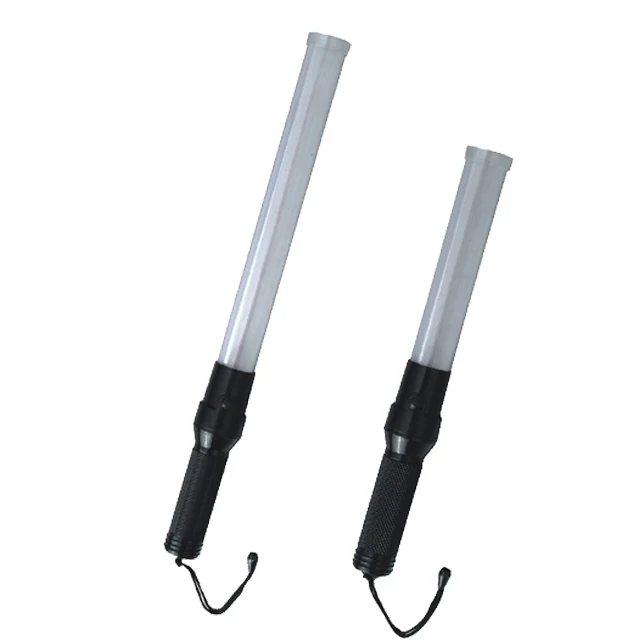 
Custom Police Rechargeable or Battery Led Traffic Control Baton Led Flash Light Safety Traffic Control Led Wand Stick 