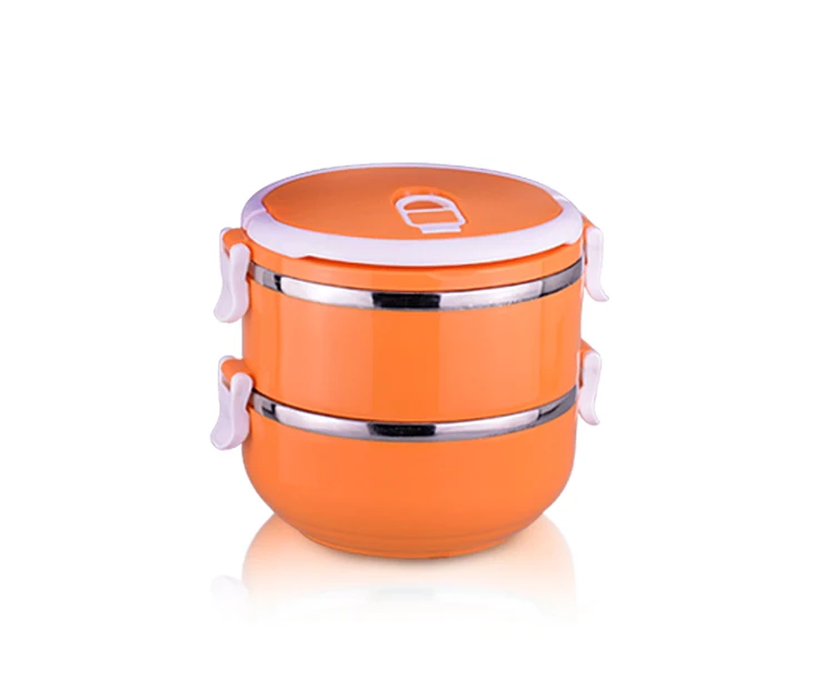 China Wholesale Websites Stainless Steel 304 Tiffin Box Portable Color Food Warmer Carrier