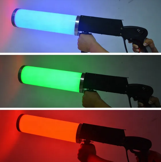 LED CO2 Gun Night Club Stage Concert Supplies Hand Hold Portable DJ CO2 Jet Machine