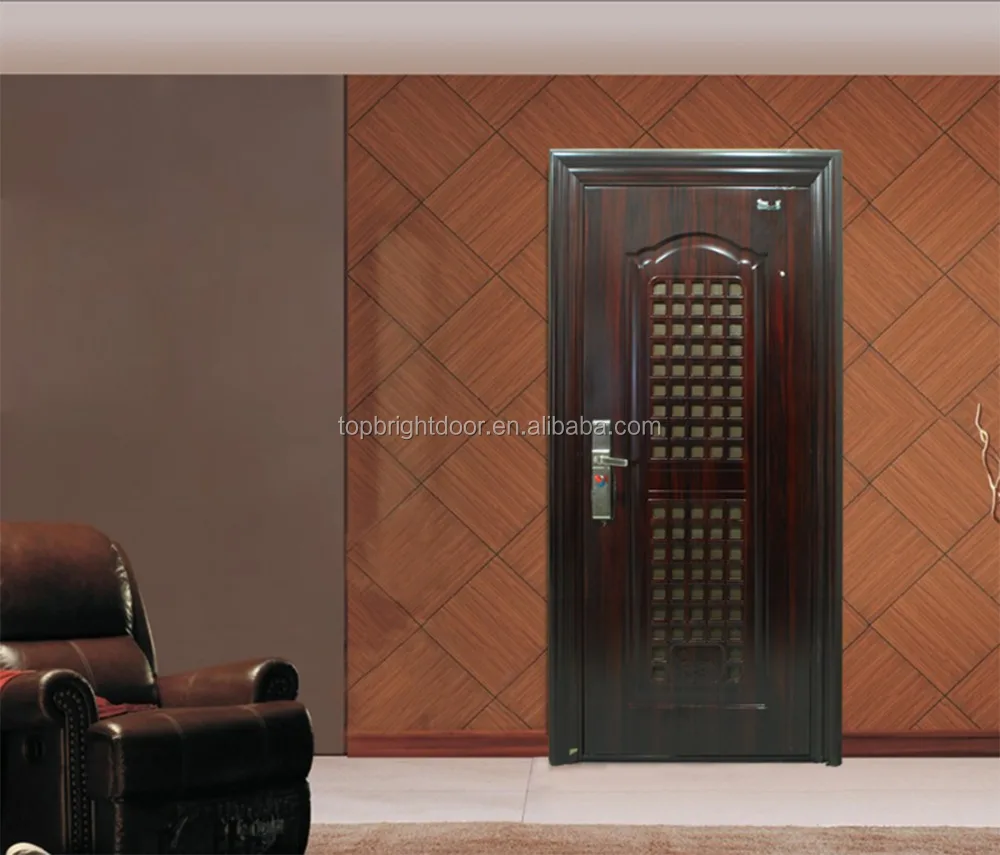 Modern design home wood doors sound proof turkish door design wooden security door
