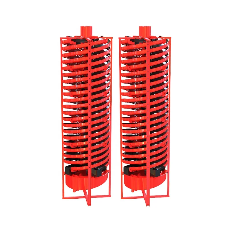 Rutile Ilmenite Garnet Monazite Zircon Sand Spiral Separator Machine