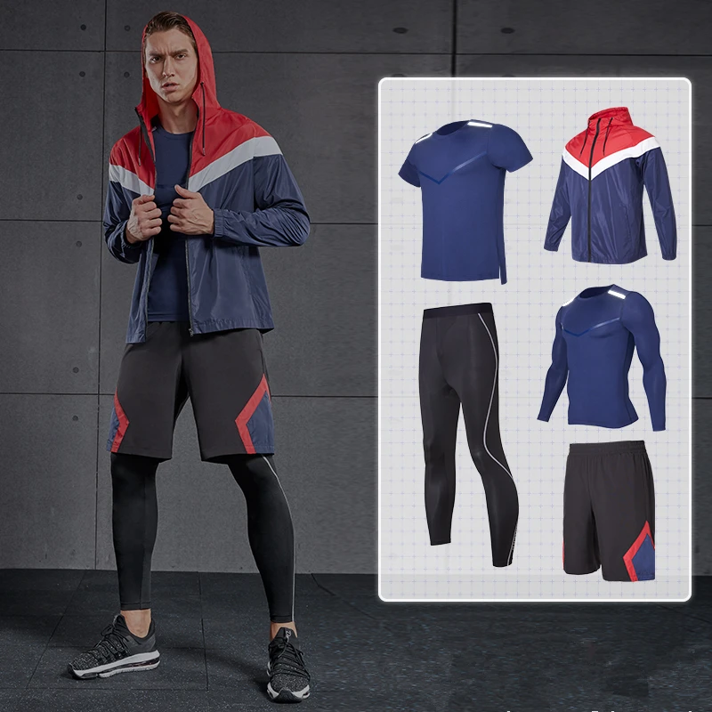 Sportswear Bulk GYM Clothing Custom Fitness Sports Suit Running Wear Men