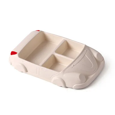 car shape lunch box bamboo kids dinner plate lunch box for kids bamboo fiber lunch box