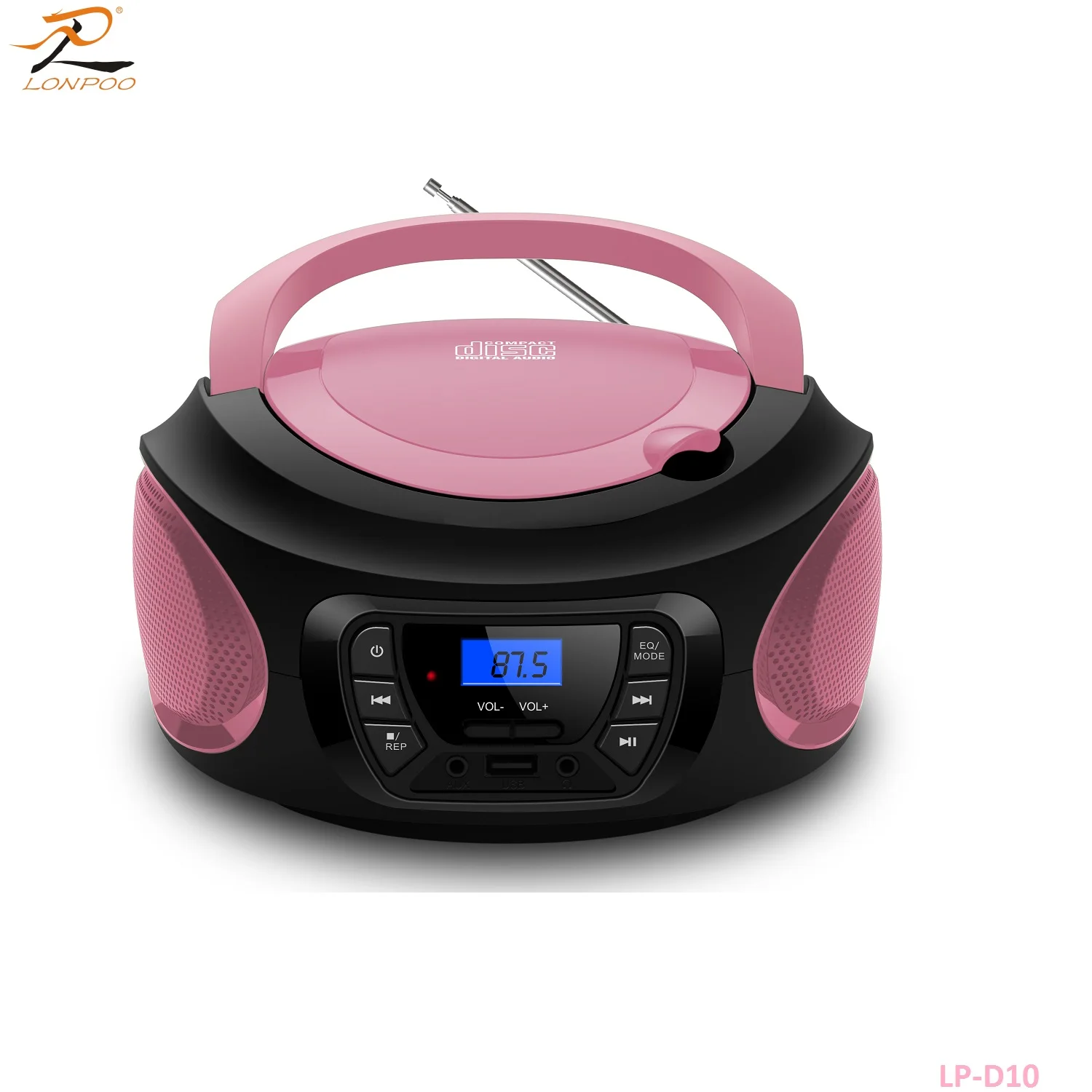 MP3 WMA портативный синий зуб CD Бумбокс с
