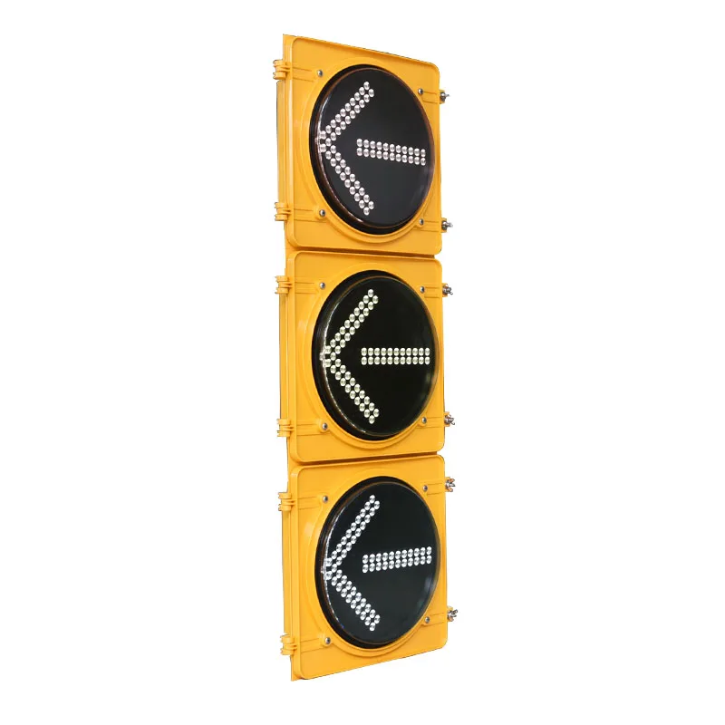 IP65 Road Amber Safety Led Traffic Lights