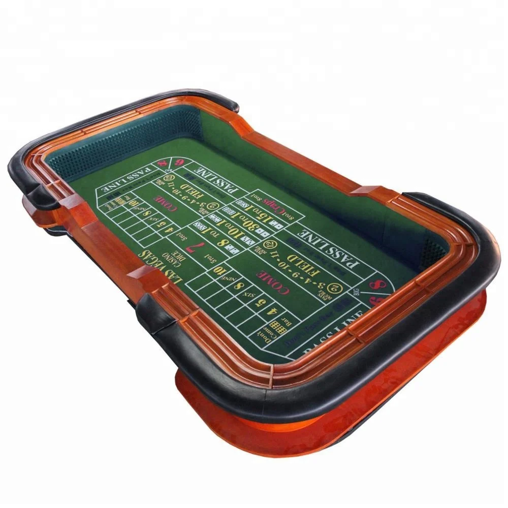 96 INCH Casino Portable Professional Craps Poker Table