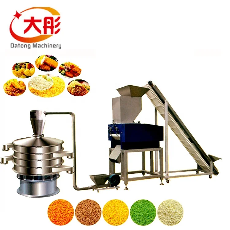 Factory Price Bread Crumb Extruder Equipment Breadcrumbs Making Machines Planting Production Line