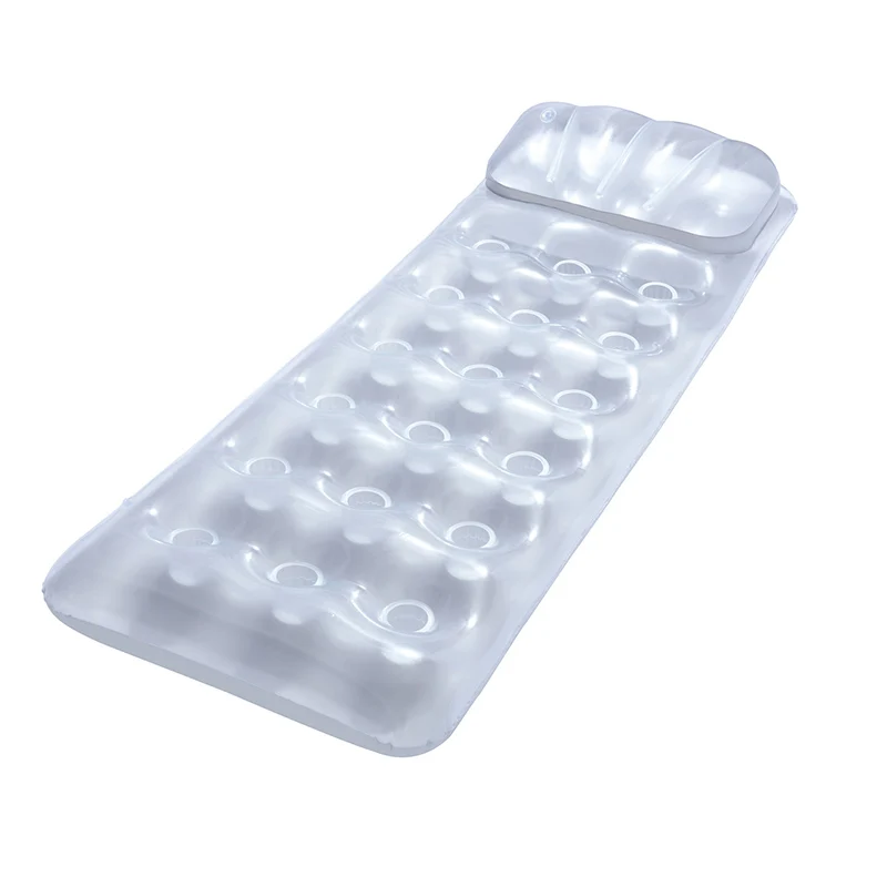 Bestway 43024 металлический надувной прозрачный ПВХ матрас для водной кровати