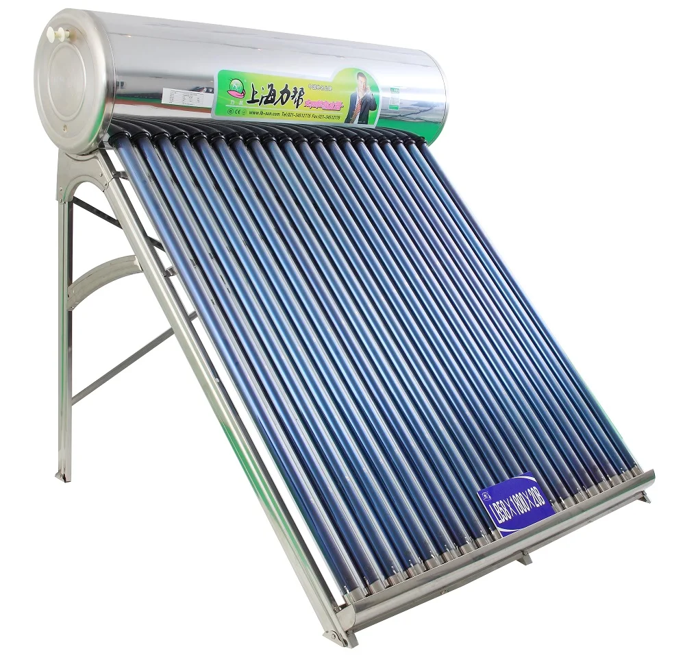Vacuum tube solar collector , home solar system stainless steel, non-pressurized solar water heater
