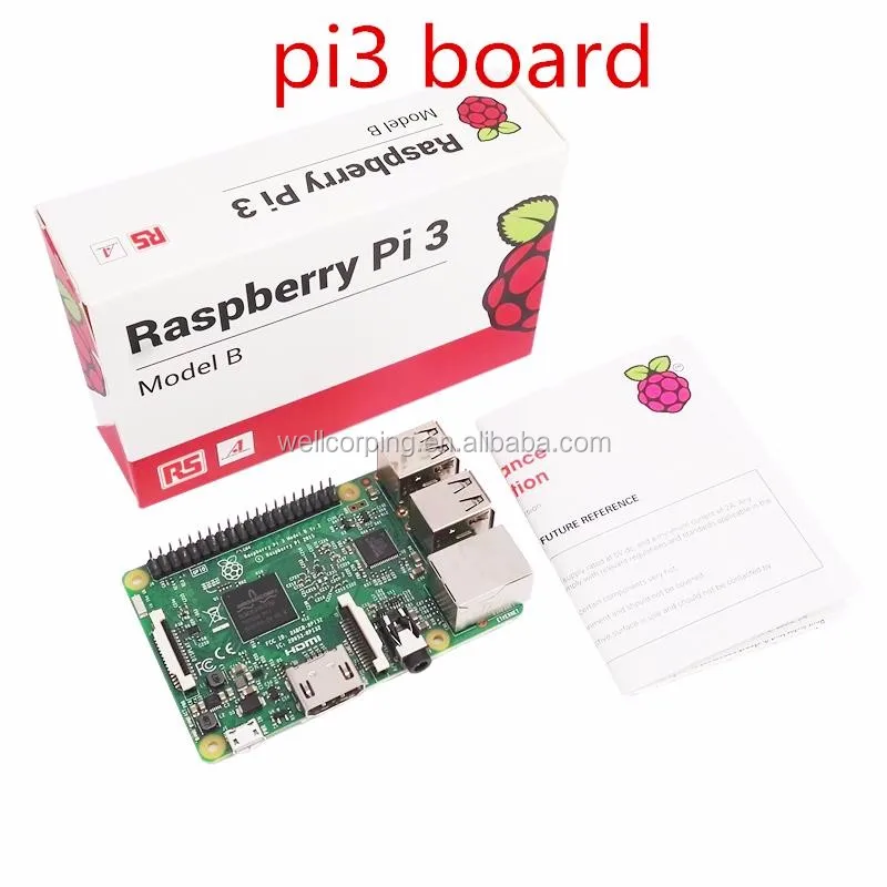 Оригинальный британский Raspberry Pi 3 Model B поддерживает WiFi и беспроводной элемент 14 версии