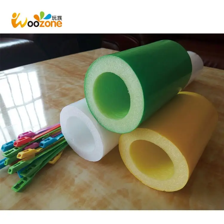 Indoor playground spare parts color pvc pipe foam pipe covers