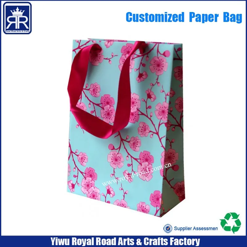 Custom Decorative fresh flower retail box bouquet packaging carry bags