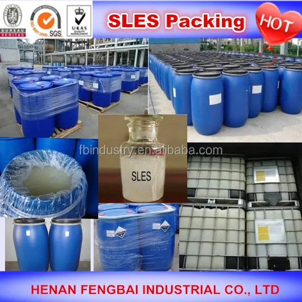Hot sale cheap price and good quality sles 70% for shampoos raw material professional manufacturer