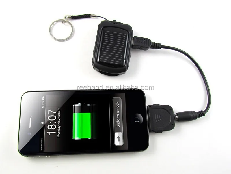 
Mini Keychain Solar Charger 410mah Solar Battery Power Bank for Samsung Galaxy S3 OEM ODM Accepted 