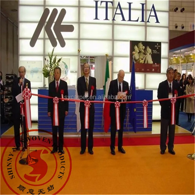 needle felt carpet for sale 100% polypropylene in good carpet price by carpet manufacturer