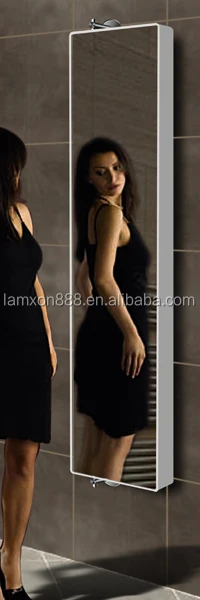 Best decorative living room rotating mirror cabinet with led lights,dressing mirror with sotrage cabinet,full length mirror