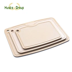 Wholesale Custom Logo Meat Fruits Veggies Bread Teak Chopping Block Cutting Board