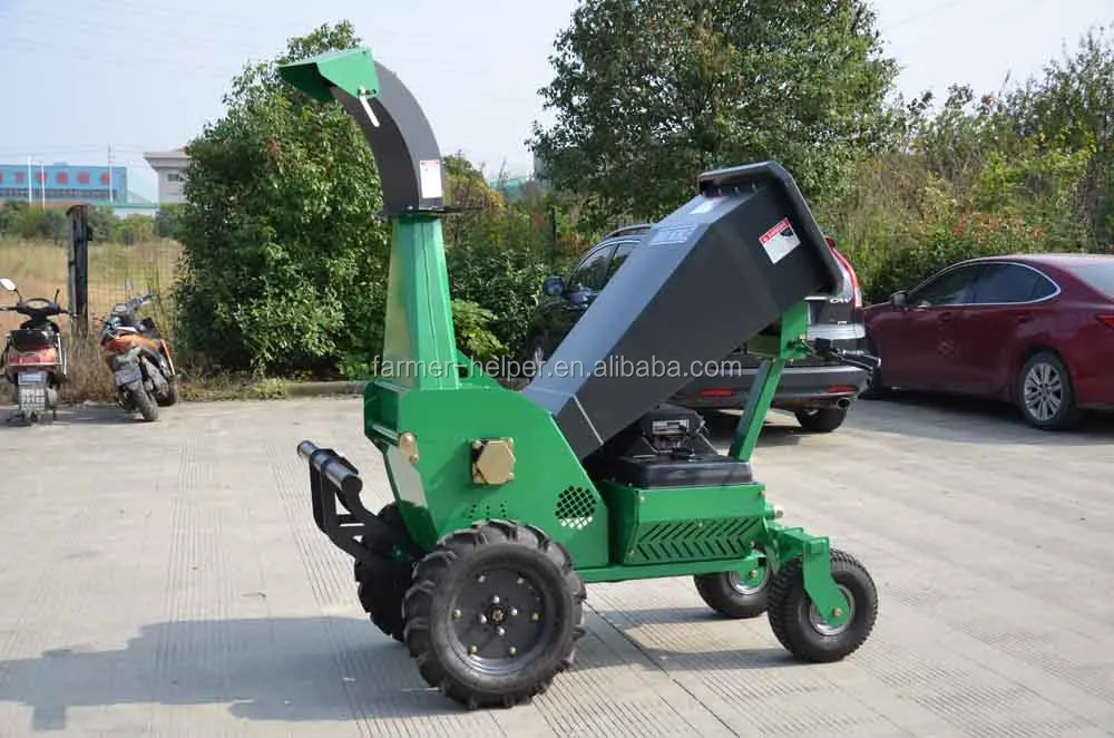 FHM Self-Drive Mobile Drum Wood Chipper Shredder DW50