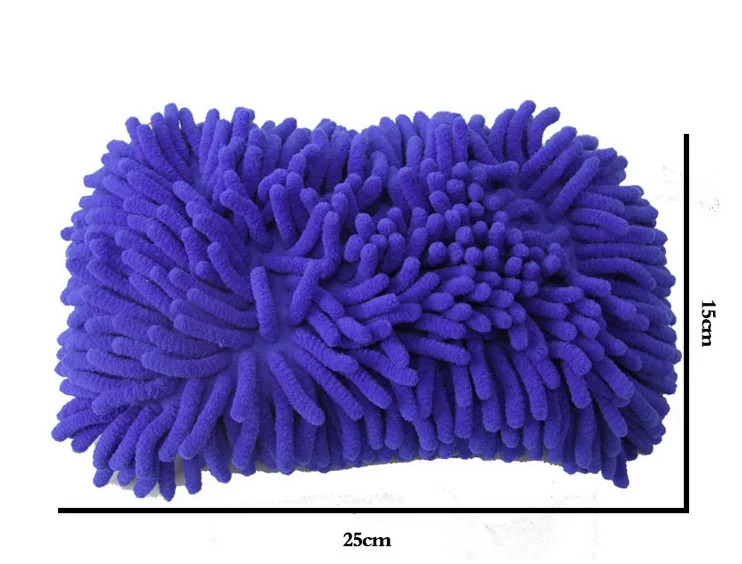 Hot selling Super absorbent towel chenille washing - car Glove Car protection car coating sponge