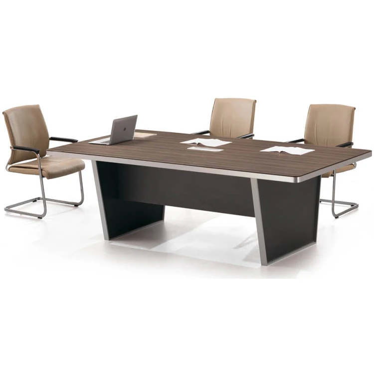 DF9216 Modern MDF woden office desk conference table meeting 2.4m