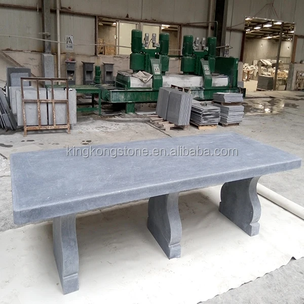 
Factory Supply Outdoor Belgian Bluestone Stone Table 